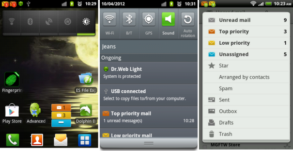 EmailTray Android email notifier