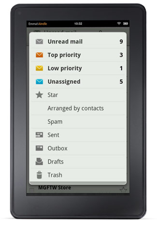 The EmailTray Mail App for Android